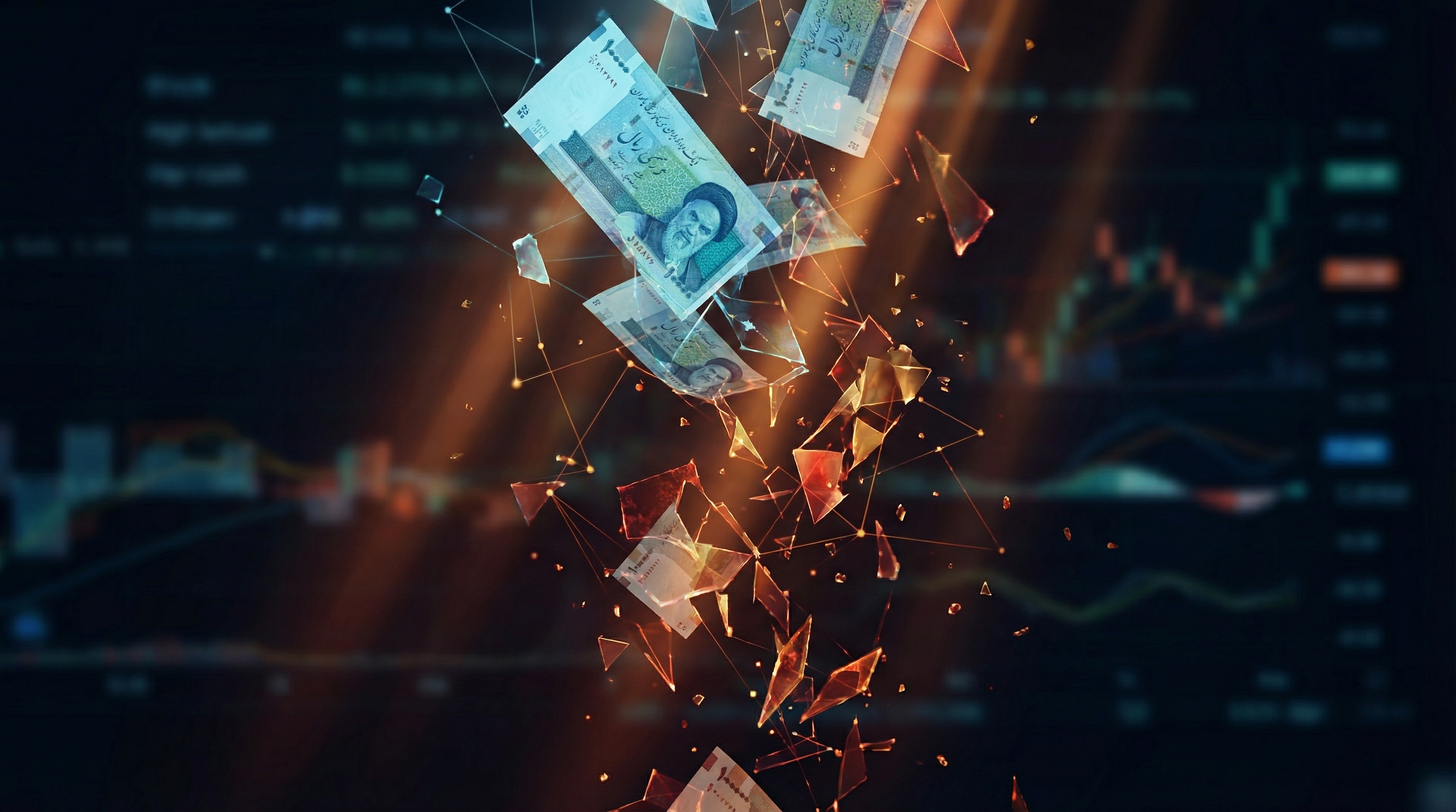 Colapso económico de Irán 2026 - devaluación del rial iraní e inflación superior al 50%